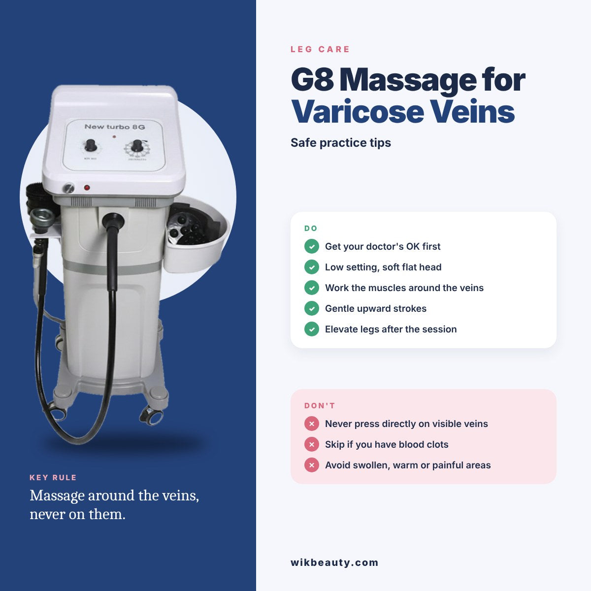 G8 Massage for Varicose Veins: Safe Practice Tips