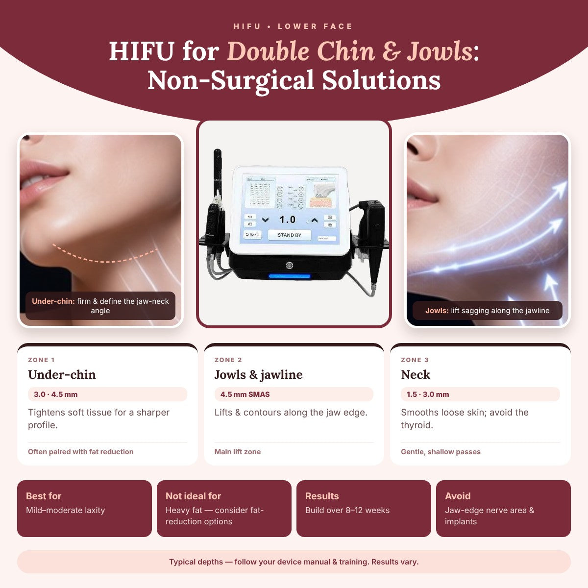 HIFU for Double Chin & Jowls: Non-Surgical Solutions