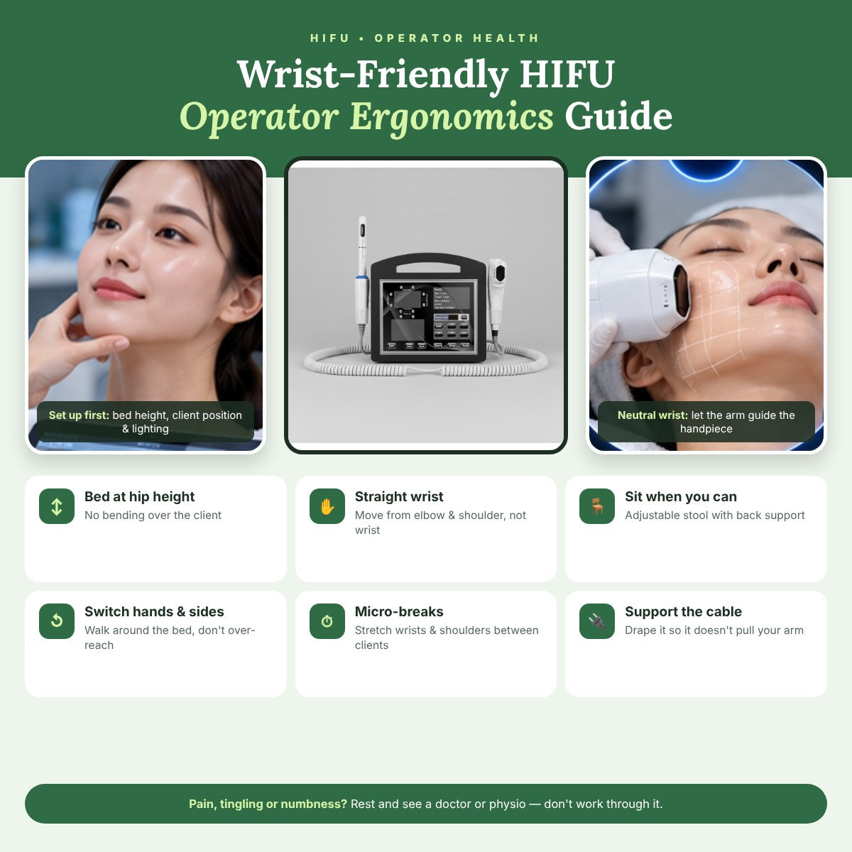 Wrist-Friendly HIFU Operator Ergonomics Guide