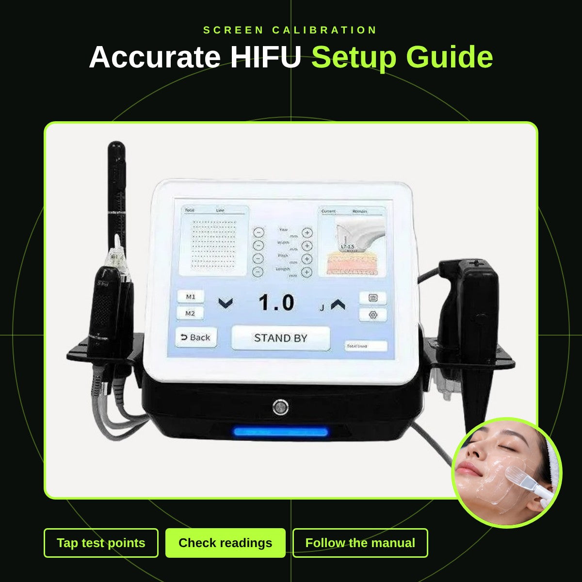 HIFU Machine Screen Calibration: Accurate Setup Guide