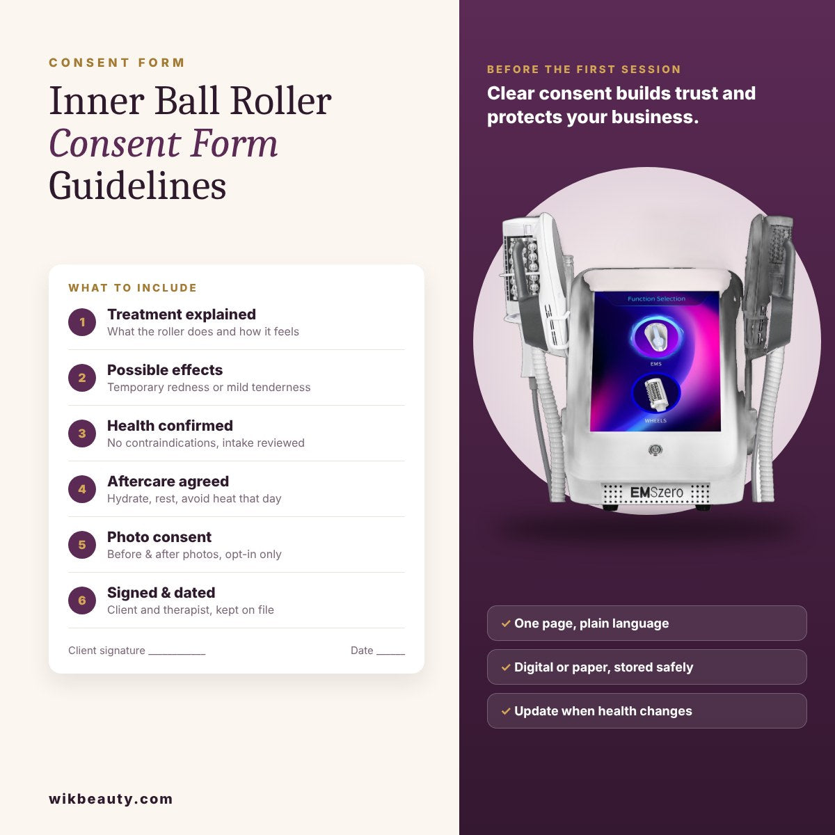 Efficient Inner Ball Roller Consent Form Guidelines