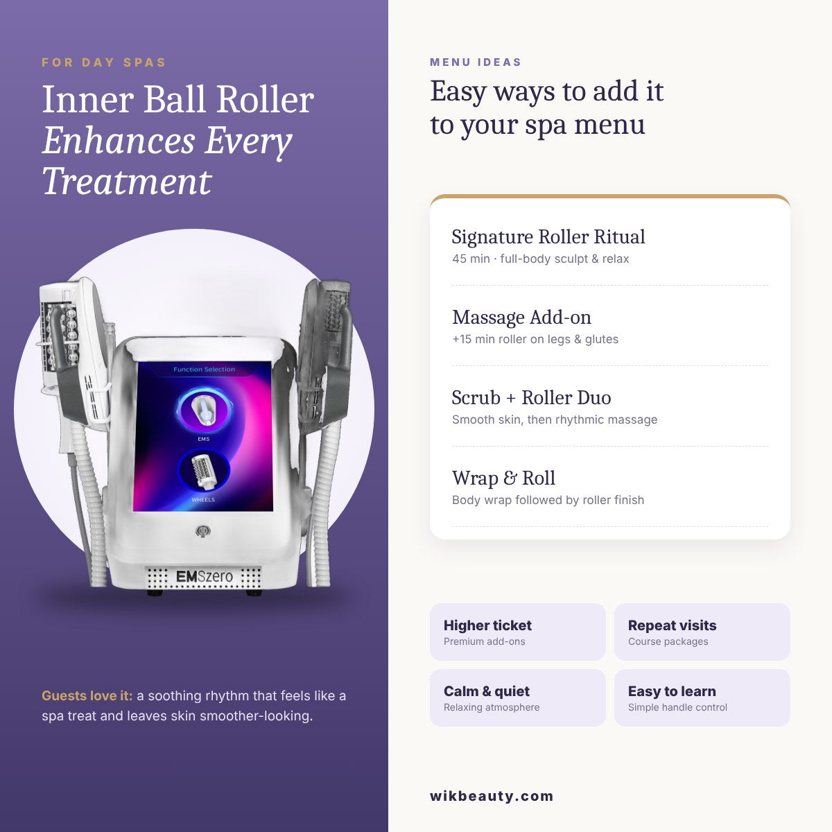 Inner Ball Roller for Day Spas: Enhance Treatments