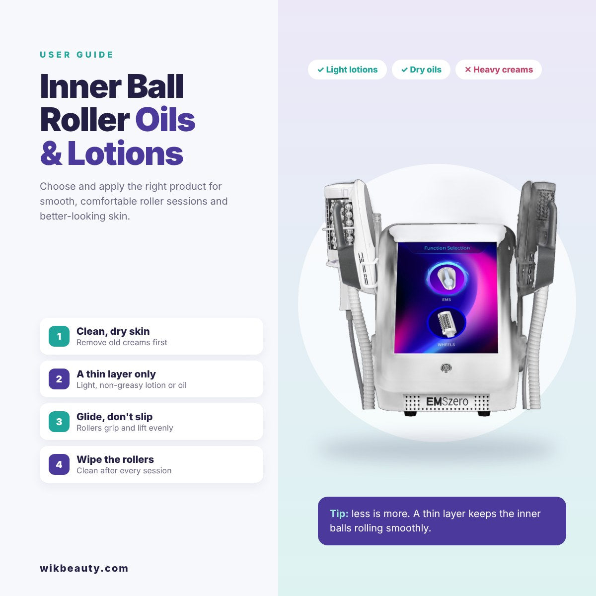 Optimize Inner Ball Roller Oils & Lotions: A User Guide