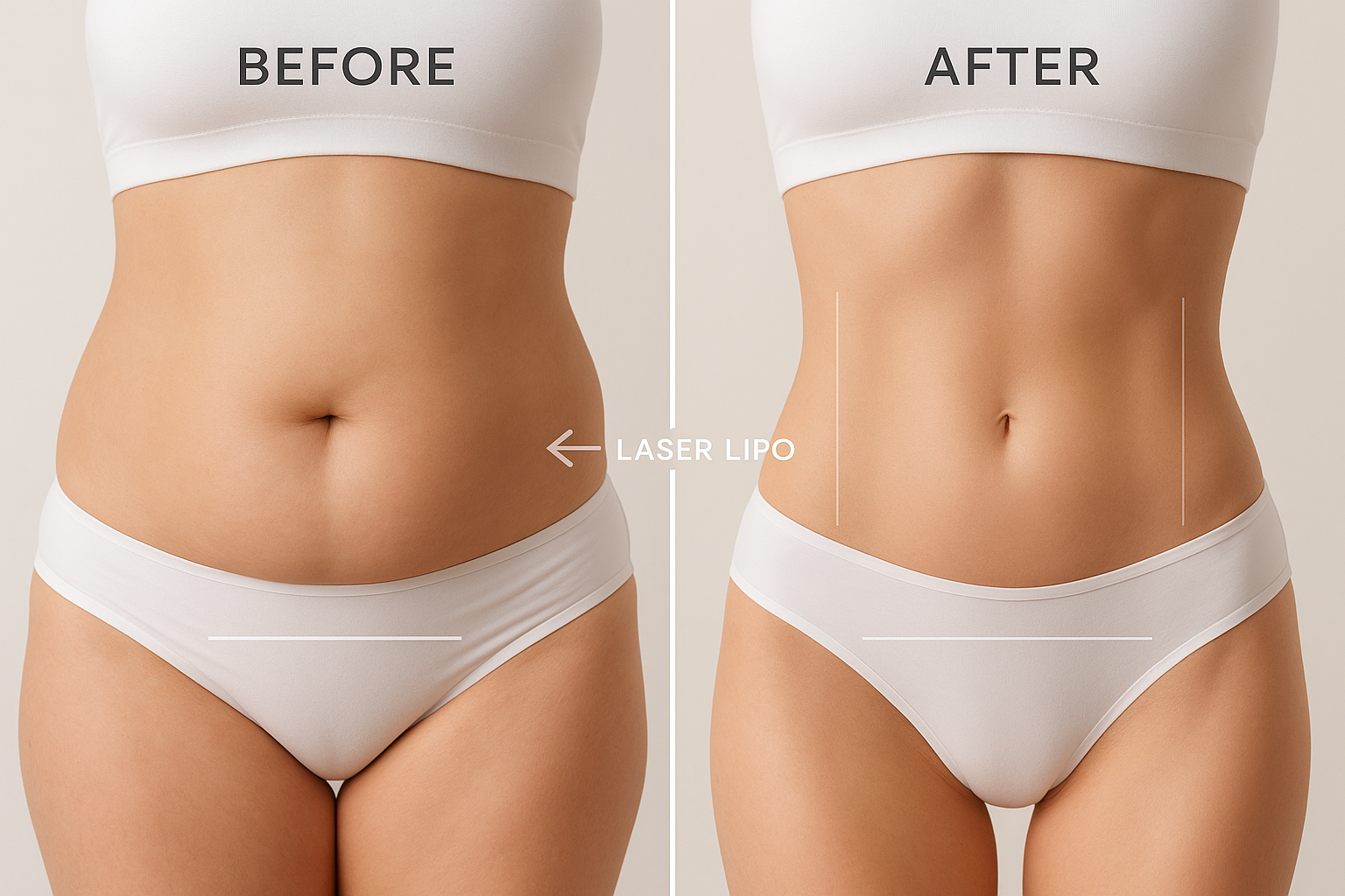 Laser Lipo Before and After