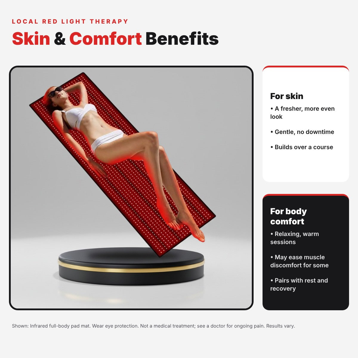 Local Red Light Therapy: Skin & Pain Relief Benefits