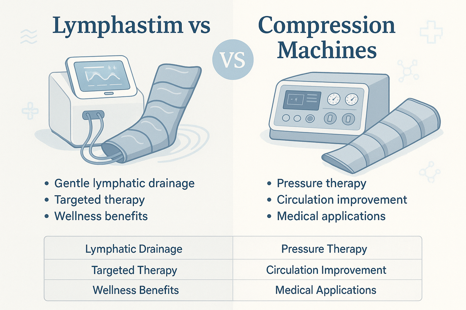 Lymphastim vs. Compression Machines | Wikbeauty
