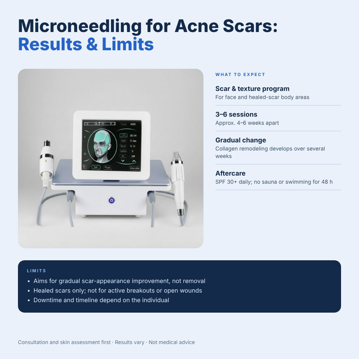 Microneedling for Acne Scars: Results & Limits