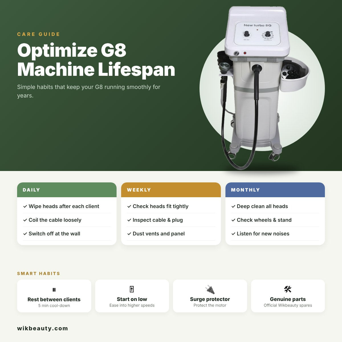 Optimize G8 Machine Lifespan: Best Practices & Tips