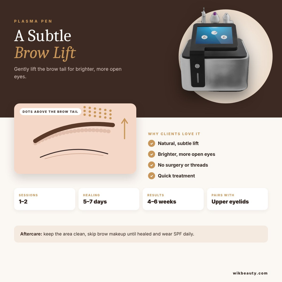 Plasma Pen: Achieve a Subtle Brow Lift Today
