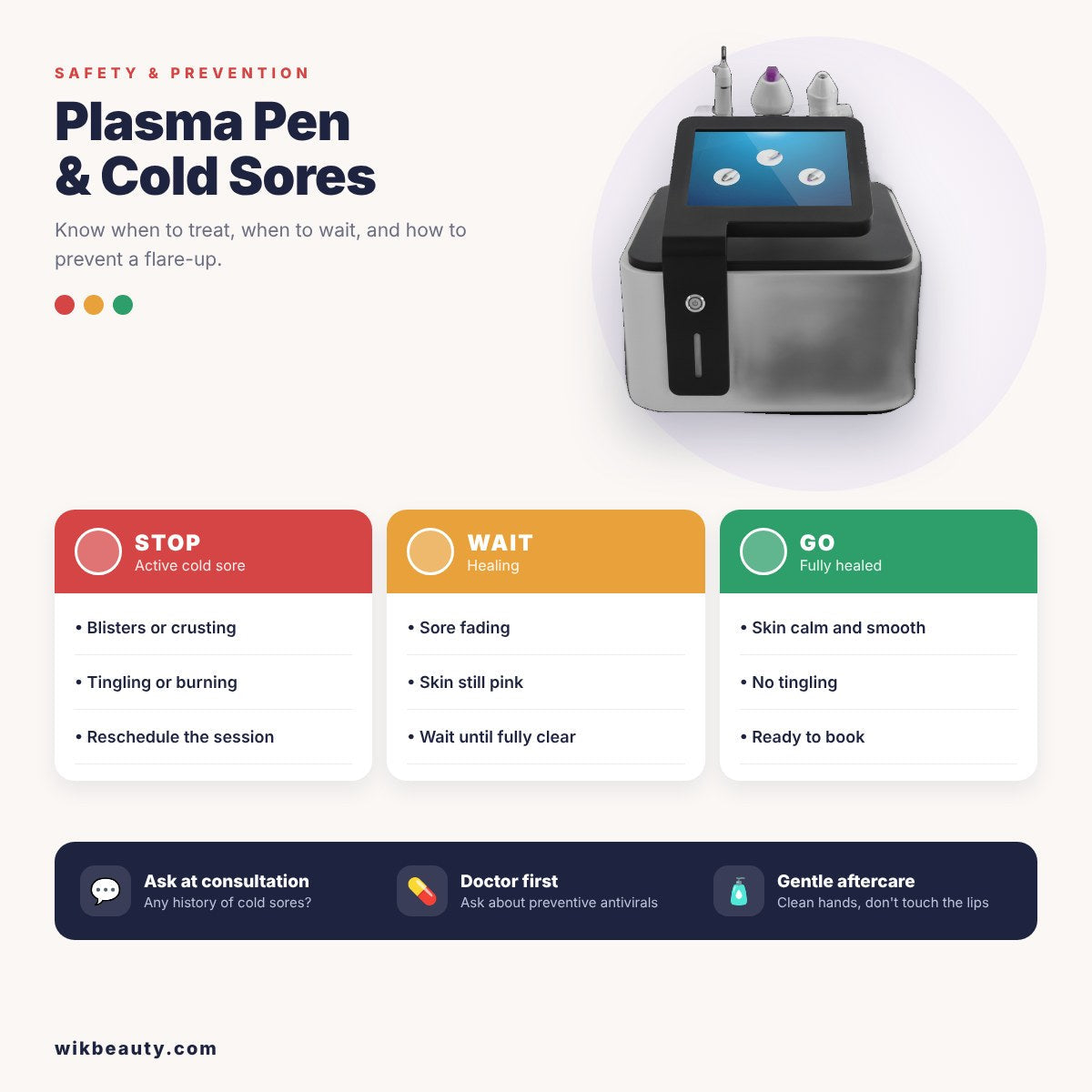 Plasma Pen with Cold Sores: Safety & Prevention Guide