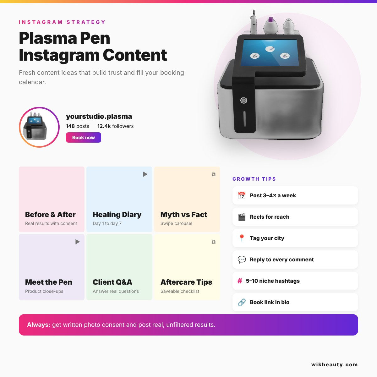 Innovative Plasma Pen Instagram Content Strategies