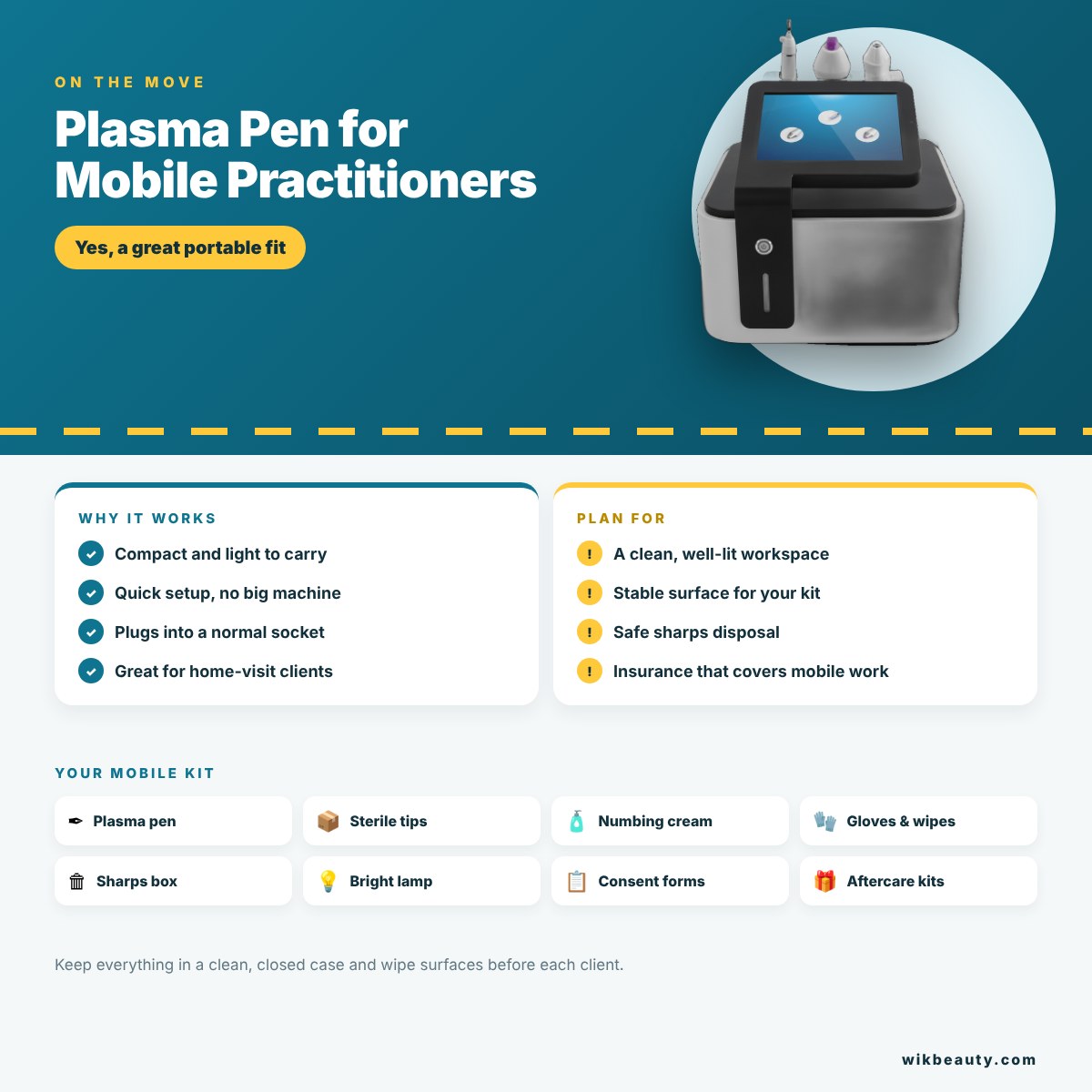 Plasma Pen for Mobile Practitioners: Is It a Good Fit?