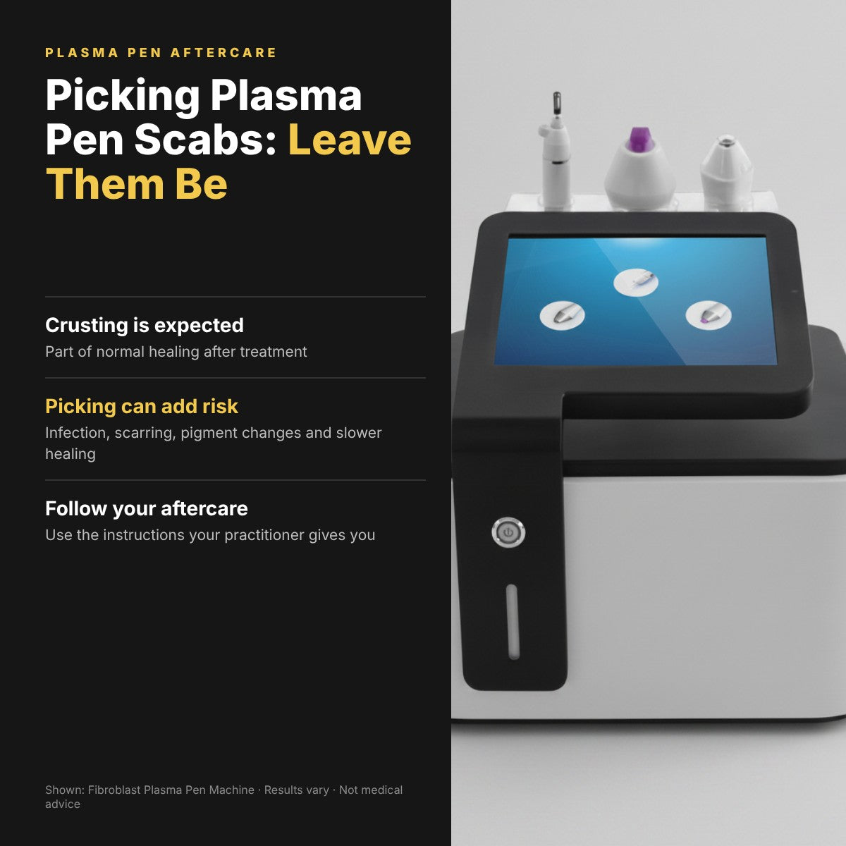 Picking Plasma Pen Scabs: Healing Impacts & Care