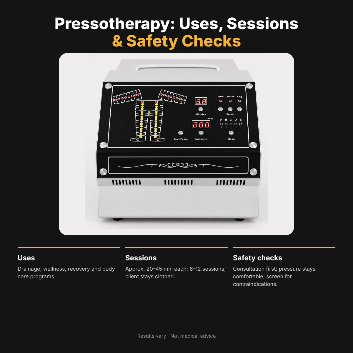 Effective Pressotherapy: Benefits, Sessions, and Safety