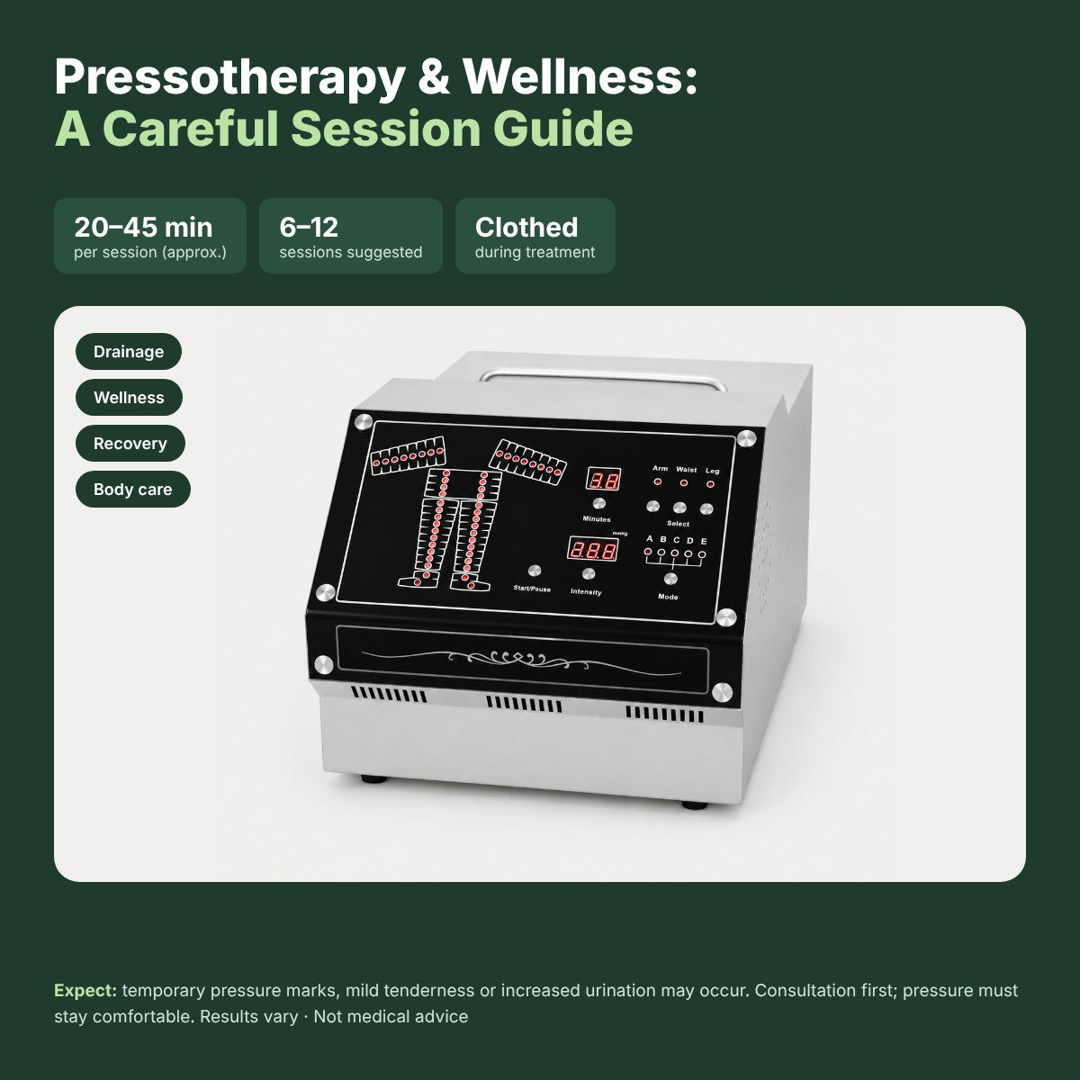 Pressotherapy: Boost Circulation & Wellness Safely