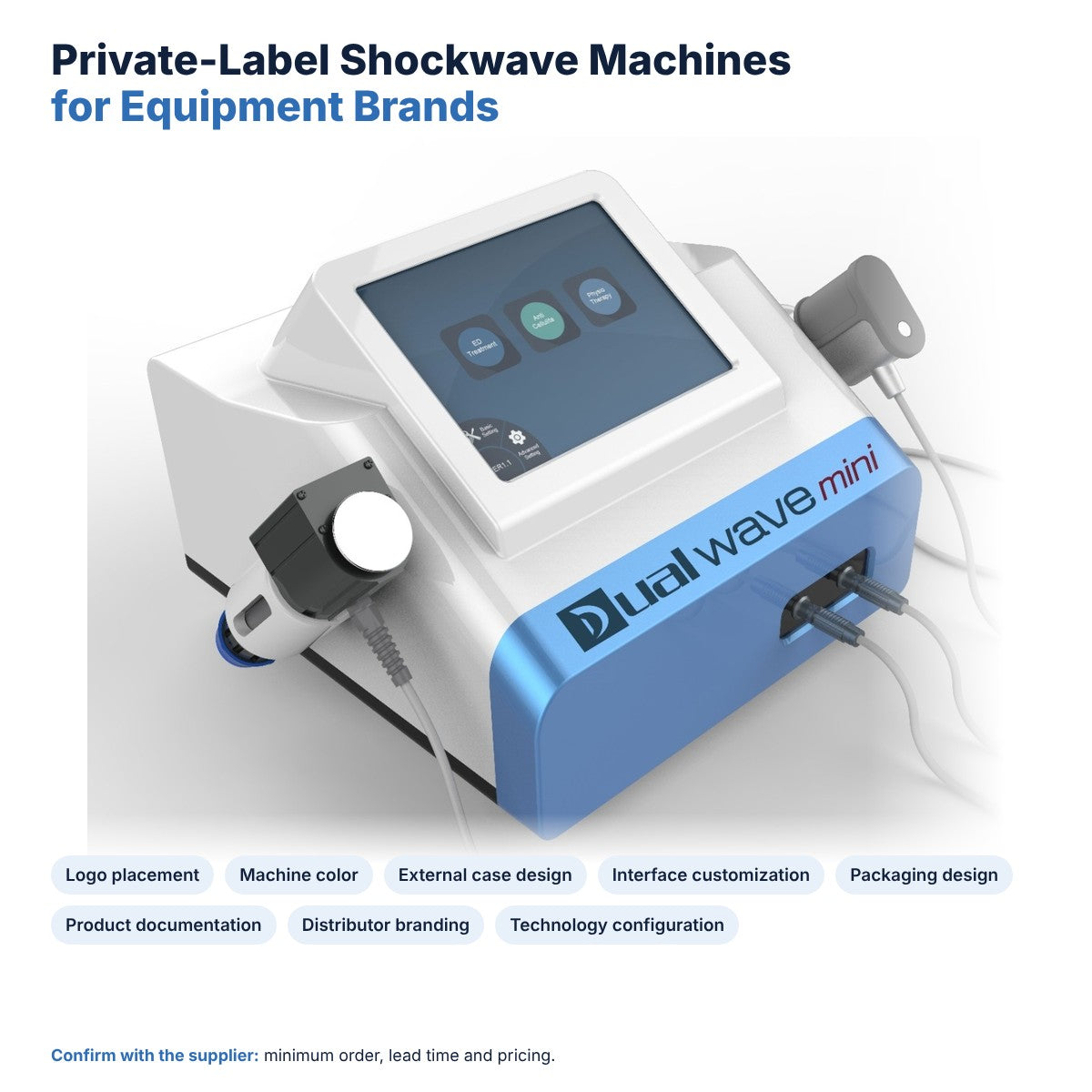 Private-Label Shockwave Machines for Equipment Brands