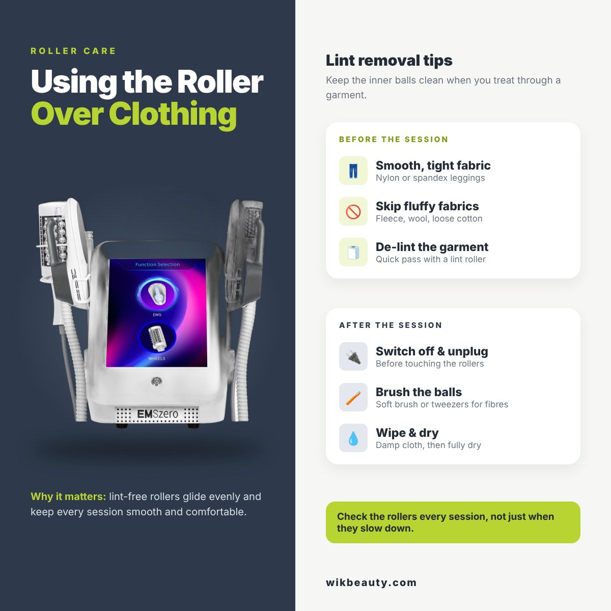 Using Roller Over Clothing: Lint Removal Tips