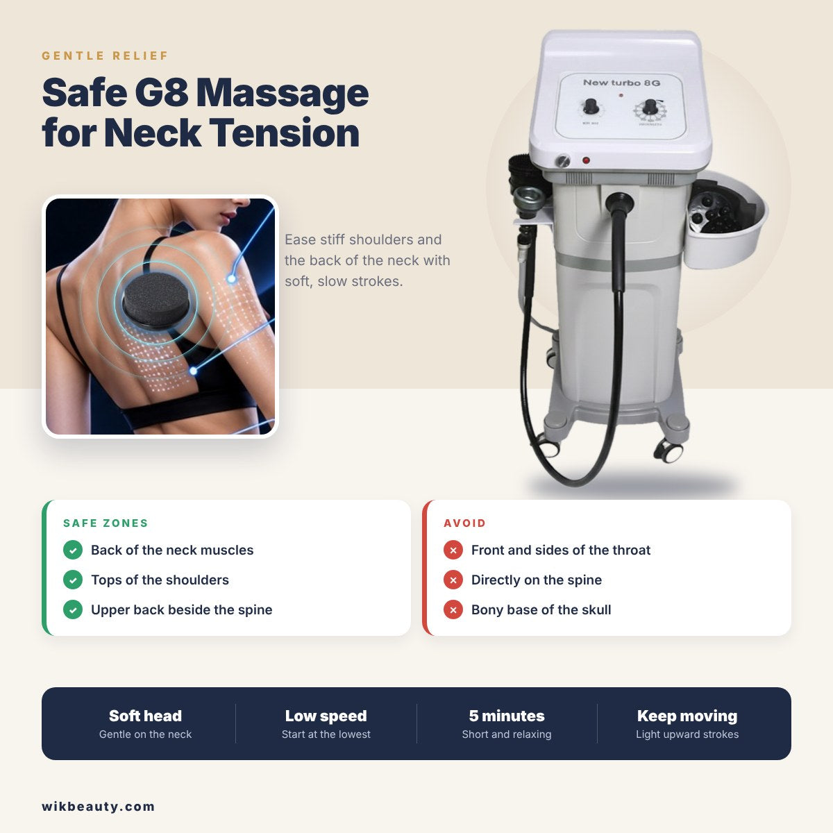 Safe G8 Massage for Neck Tension: Relief Tips
