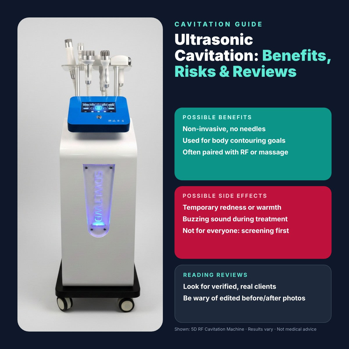 Ultrasonic Cavitation Treatment: Benefits, Risks & Reviews