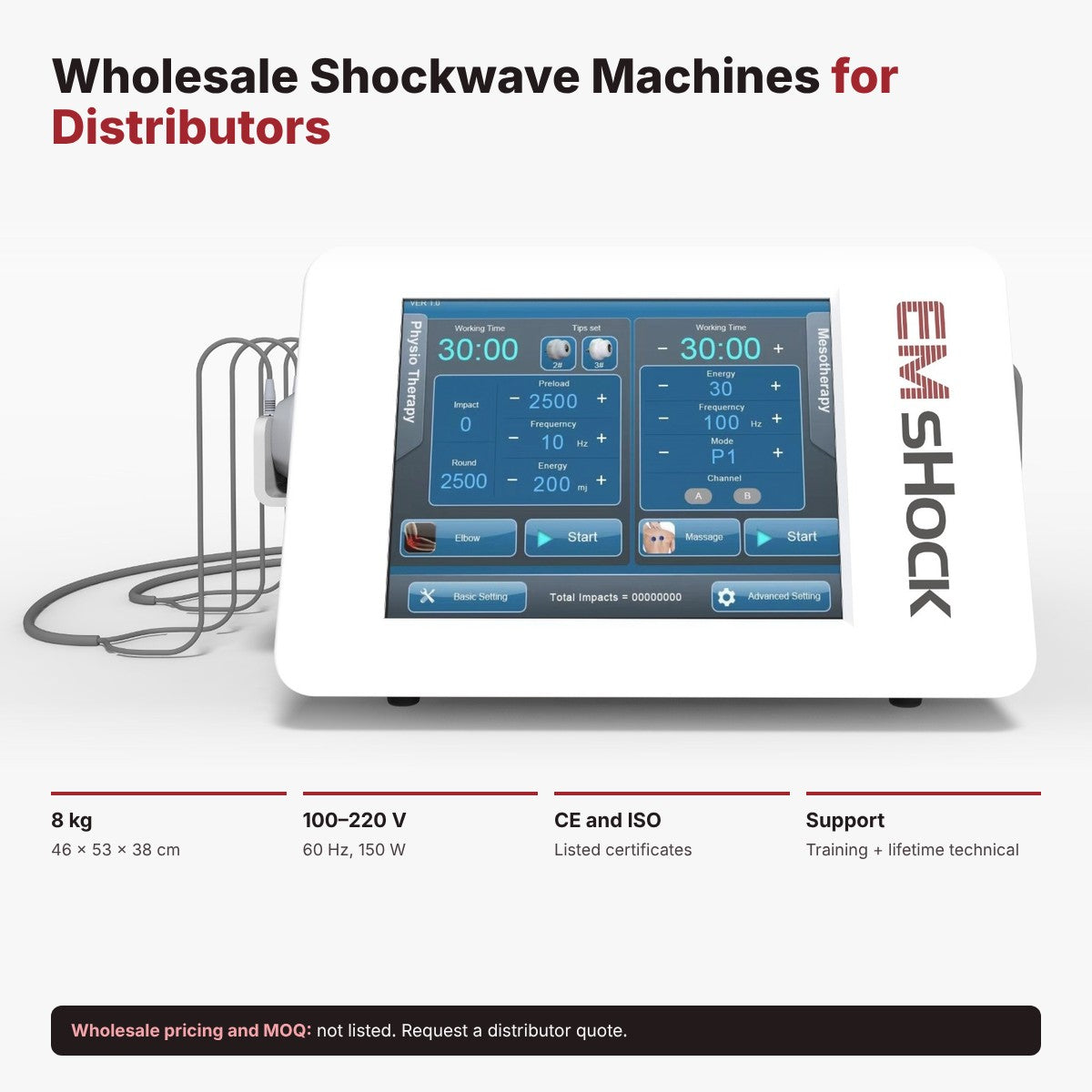 Wholesale Shockwave Machines for Distributors