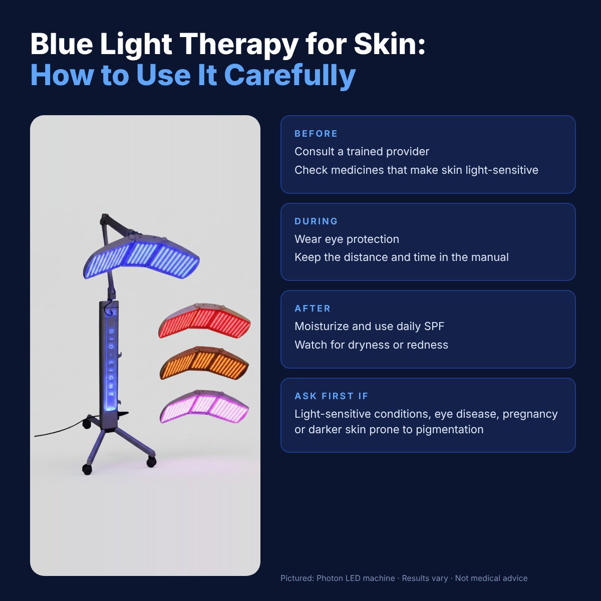 Blue Light Therapy: Boost Your Skin Health Safely