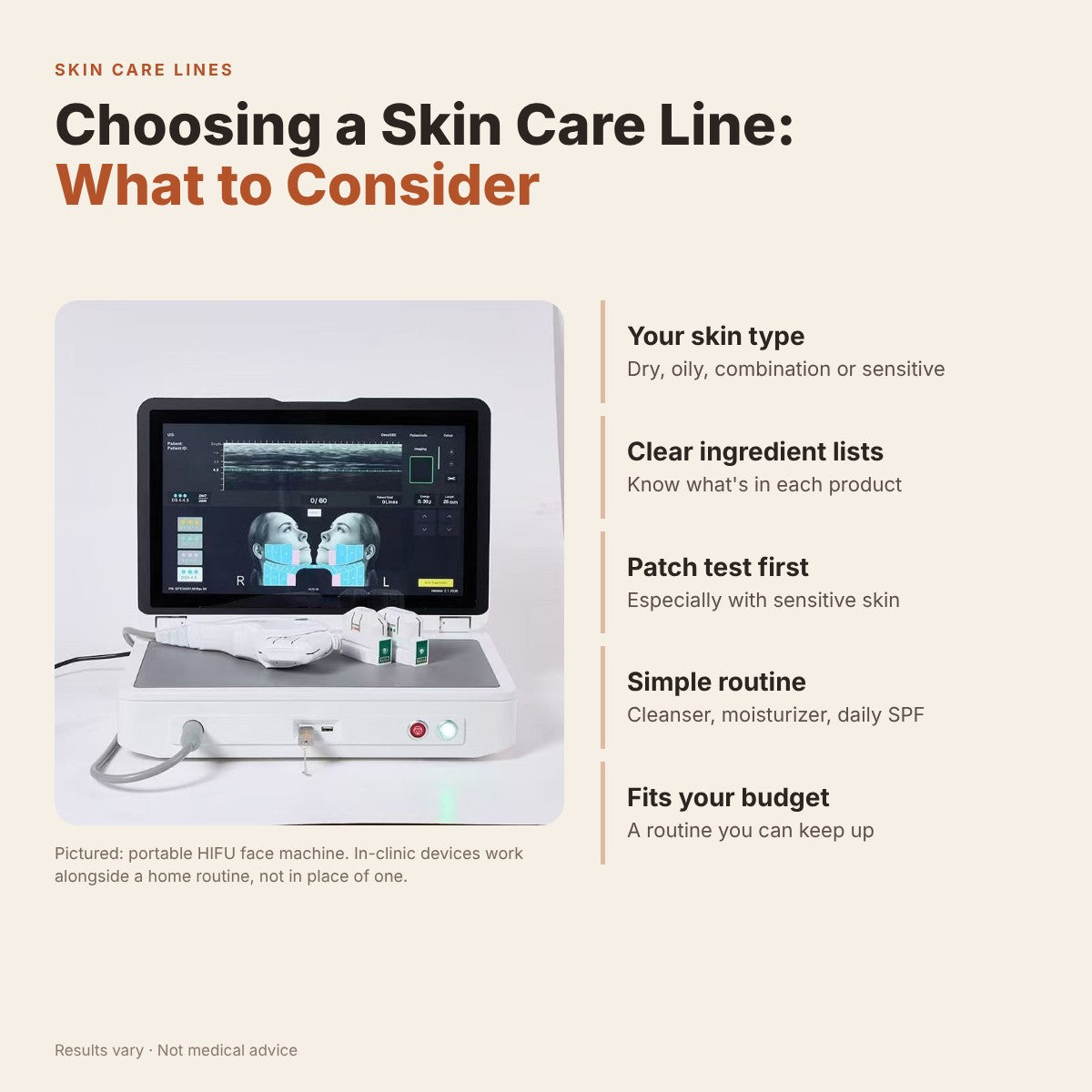 Choosing the Right Skin Care Lines: Ultimate Guide