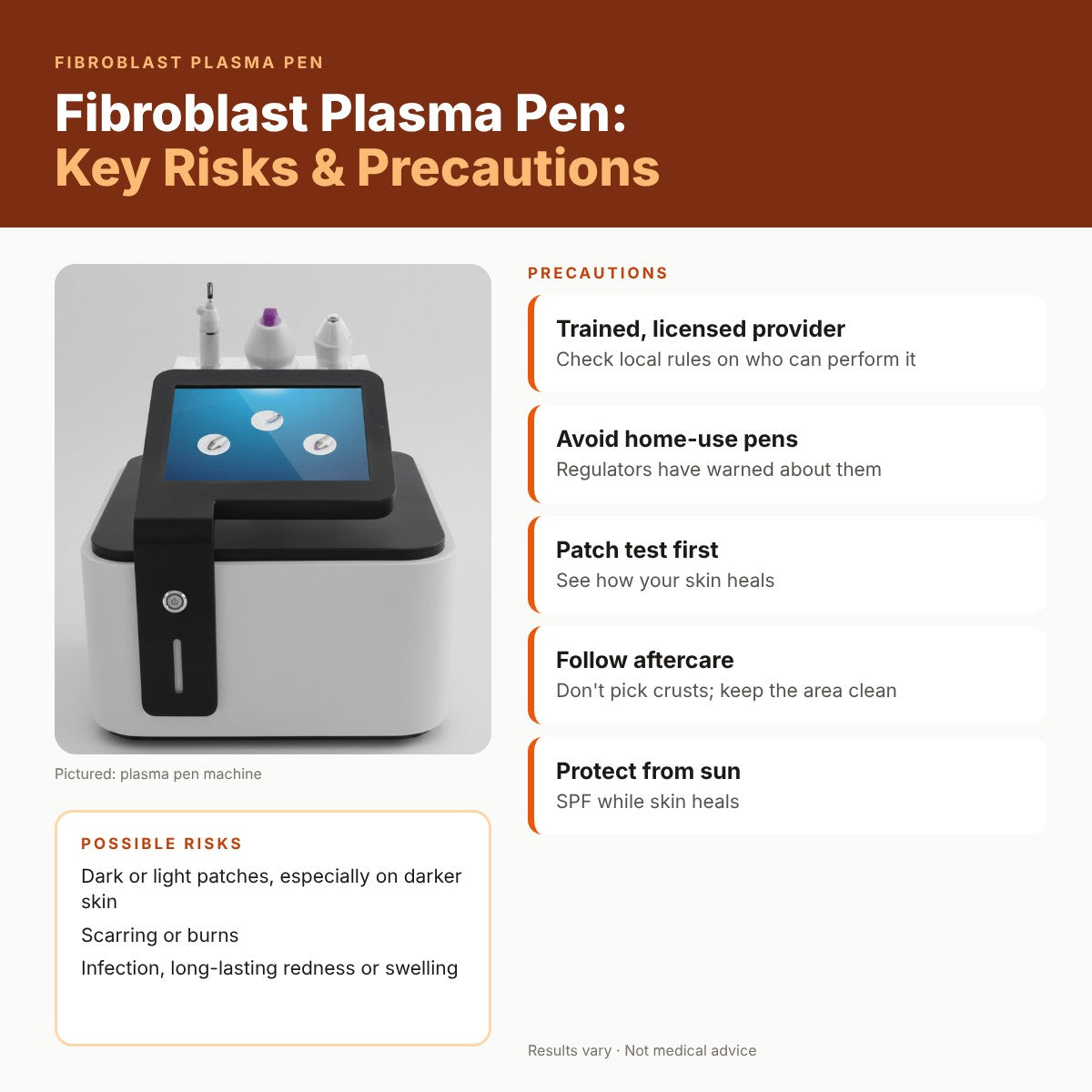Fibroblast Plasma Pen: Key Risks & Safety Tips