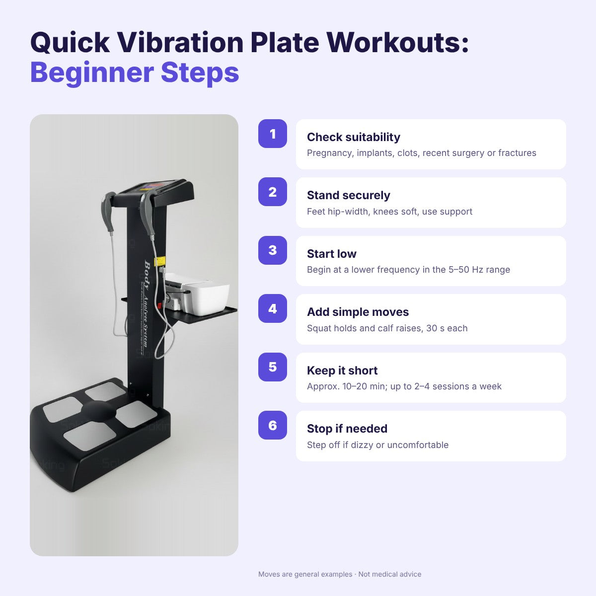 Quick Vibration Plate Workouts: Beginner Steps