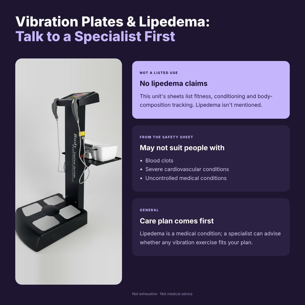 Vibration Plates for Effective Lipedema Care