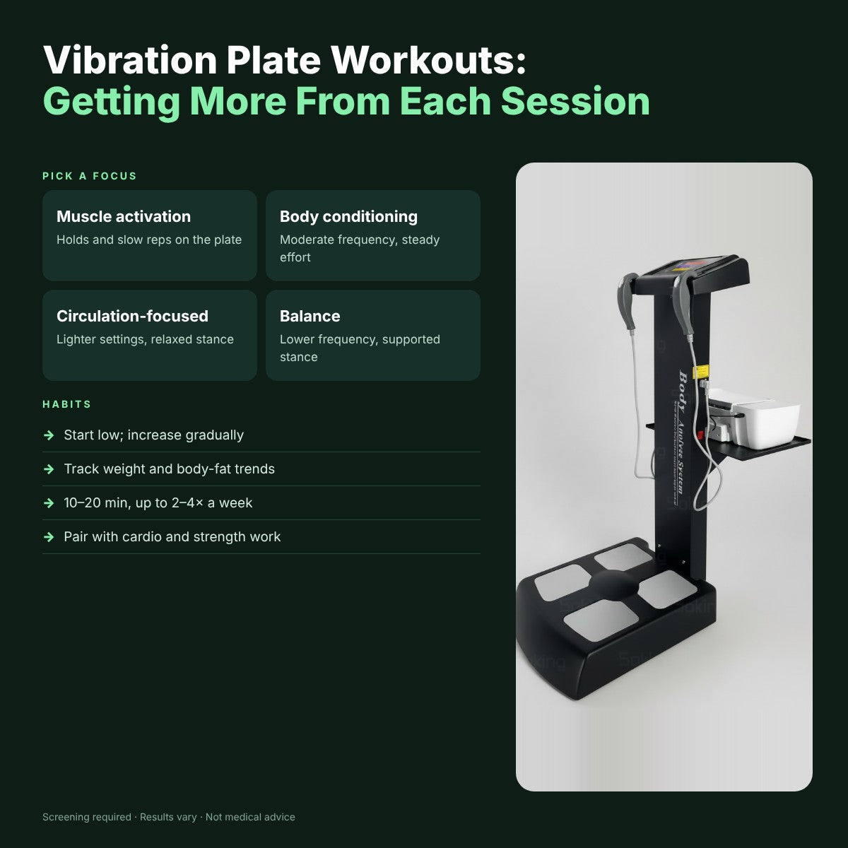 Maximizing Vibration Plate Workout Benefits: Guide