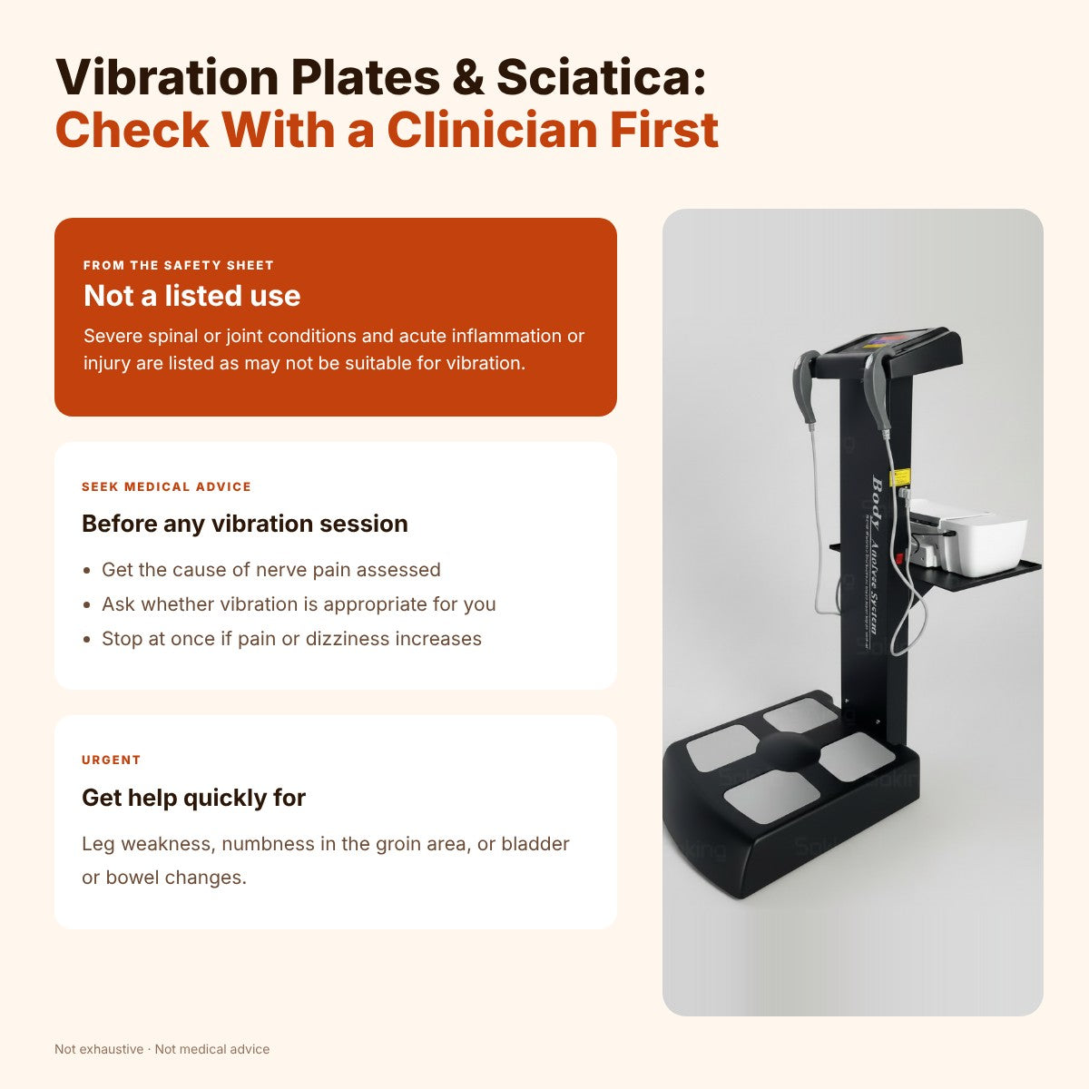 Vibration Plate Benefits for Sciatica Relief