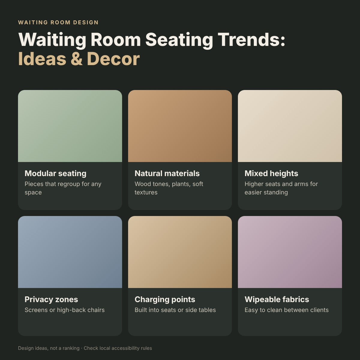 Top Trends in Waiting Room Seating: Innovative Ideas & Decor