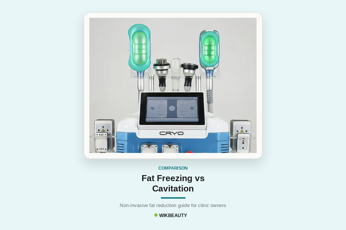 Fat freezing vs cavitation cover image
