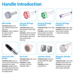 10-in-1 RF Slimming Machine designed for fat reduction, skin tightening, and body sculpting with advanced cavitation and vacuum technology.