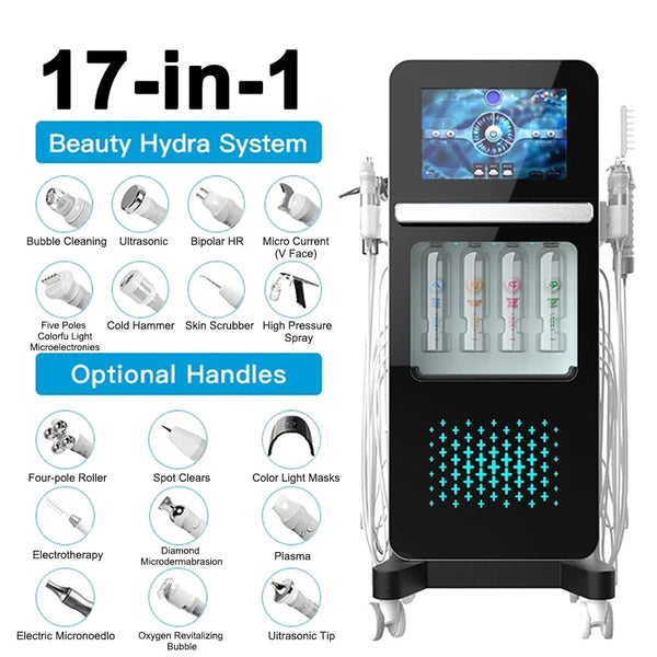 17 in 1 facial care machine for skin tightening and beauty salon treatments