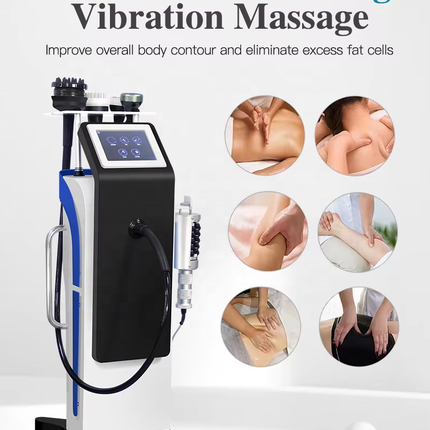 Vacuum heating body massage device for relaxation, firming, and contouring