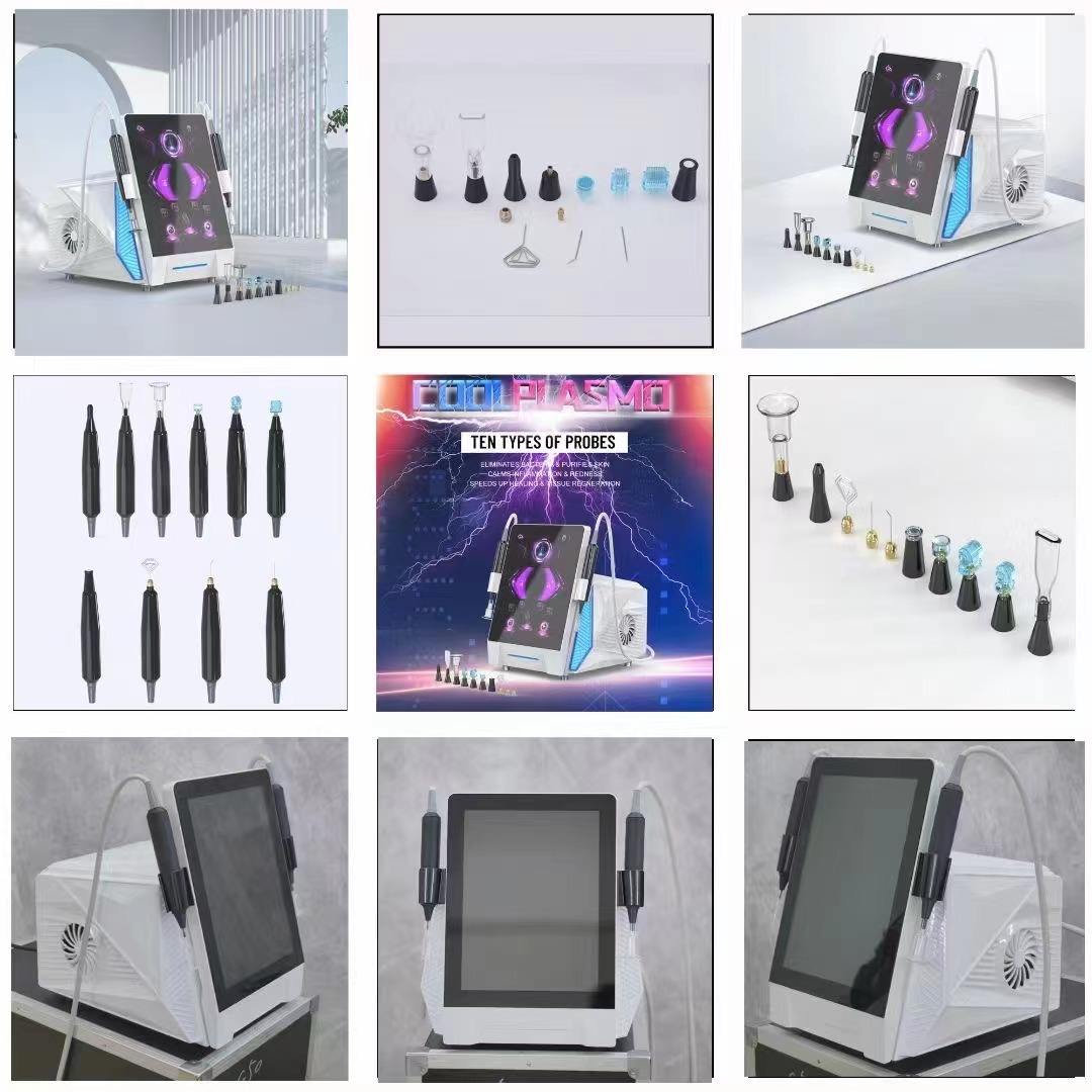 Anti-aging Cold Fusional Plasma Device for reducing wrinkles, boosting collagen, and rejuvenating the skin.