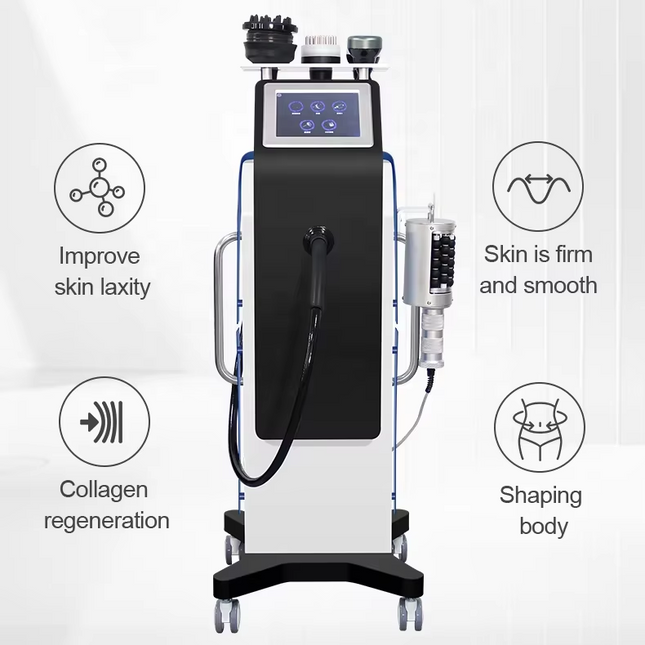 Bio brush vacuum heating massage machine for body shaping and salon treatments