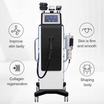 Bio brush vacuum heating massage machine for body shaping and salon treatments