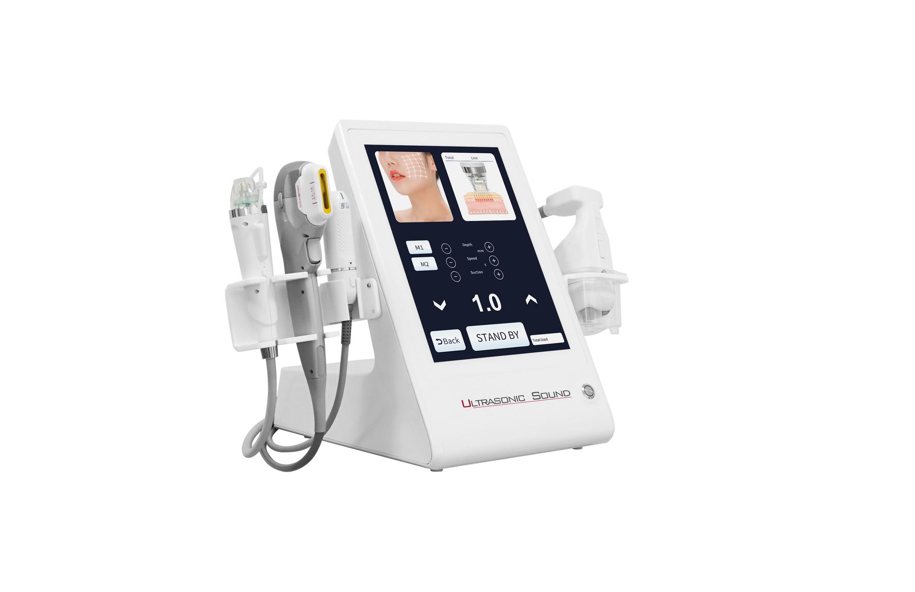 8D HIFU, Liposonic, RF Microneedle, Radar Carving & Intimate Care Machine