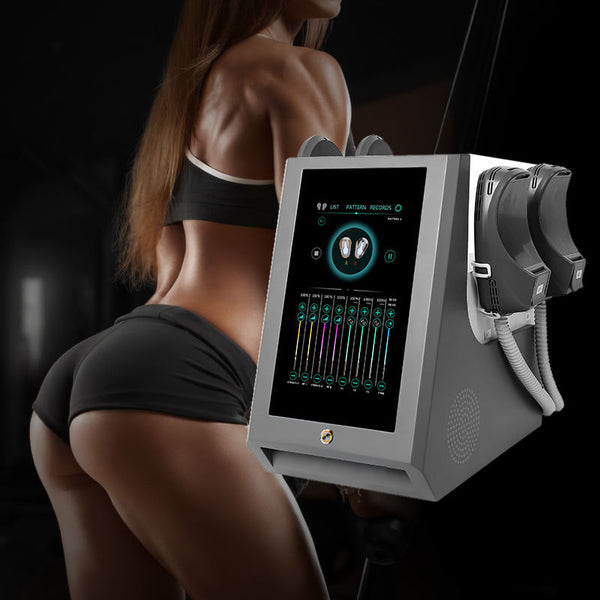 EMSLIM HIEMT Body Sculpting Machine for non-invasive fat burning and muscle toning, featuring RF technology for effective body contouring.
