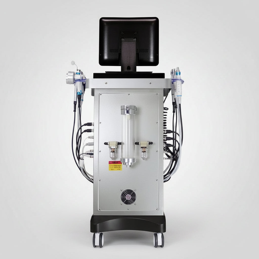 15 in 1 hydra facial beauty equipment for blackhead removal, exfoliation, and skin hydration