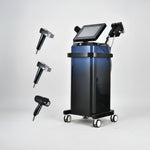 Morpheus 8 aesthetic treatment equipment designed for advanced skin rejuvenation, featuring a sleek, modern design with a display screen, used for microneedling and skin tightening treatments.