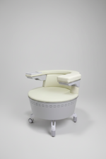 Non-invasive pelvic floor treatment device, designed to strengthen pelvic muscles through advanced stimulation technology, offering a comfortable and effective therapy session.
