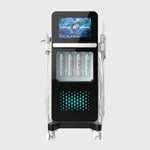 Skin tightening with the 17-in-1 Facial Care Machine, providing professional treatments for firming and rejuvenating the skin.