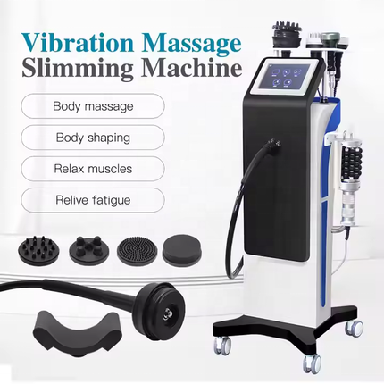 Heating massage machine with inner ball roller for body sculpting and relaxation