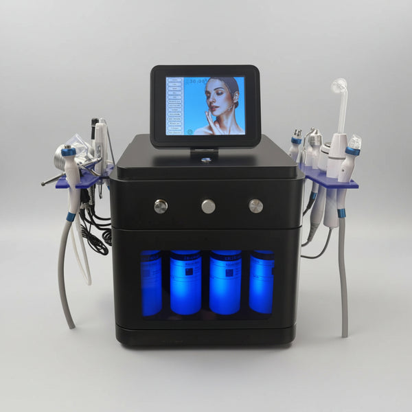 WikBeauty 14 in 1 hydro dermabrasion facial machine for deep cleansing and skin rejuvenation