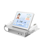 Wikbeauty Thermal Face Lift probe depth specifications showing P1.5mm superficial, P3.0mm mid-depth, P4.5mm deep layer targeting for complete facial rejuvenation