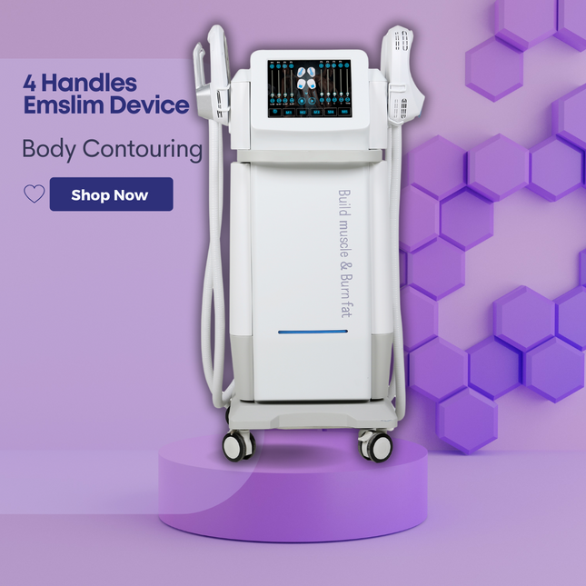 Wikbeauty 4 Handles Vertical Emslim Machine