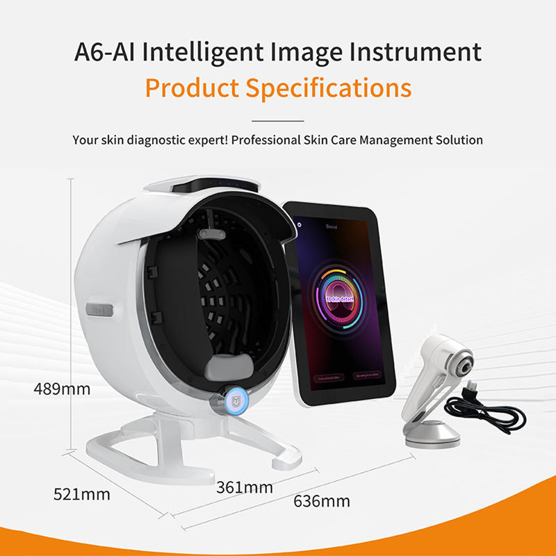 AI Skin Analyzer Skin Indicator Analysis Results